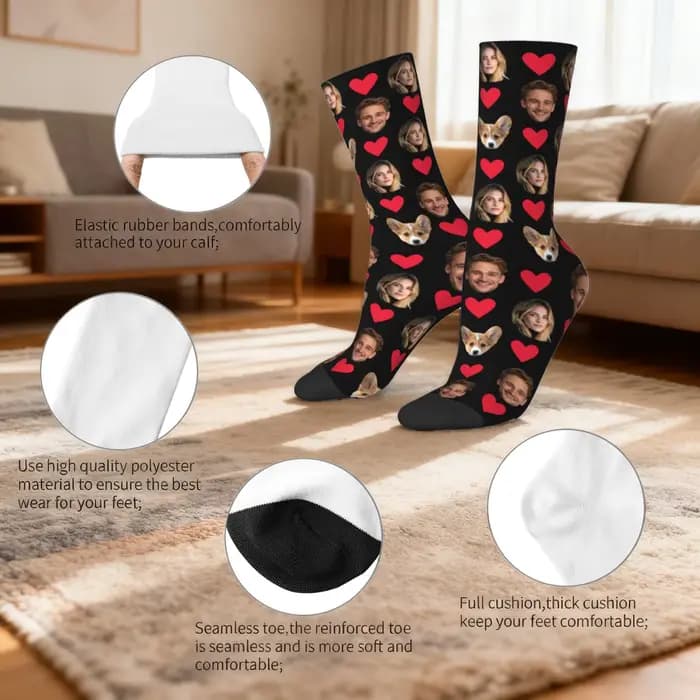 Chaussettes personnalisées pour hommes et femmes