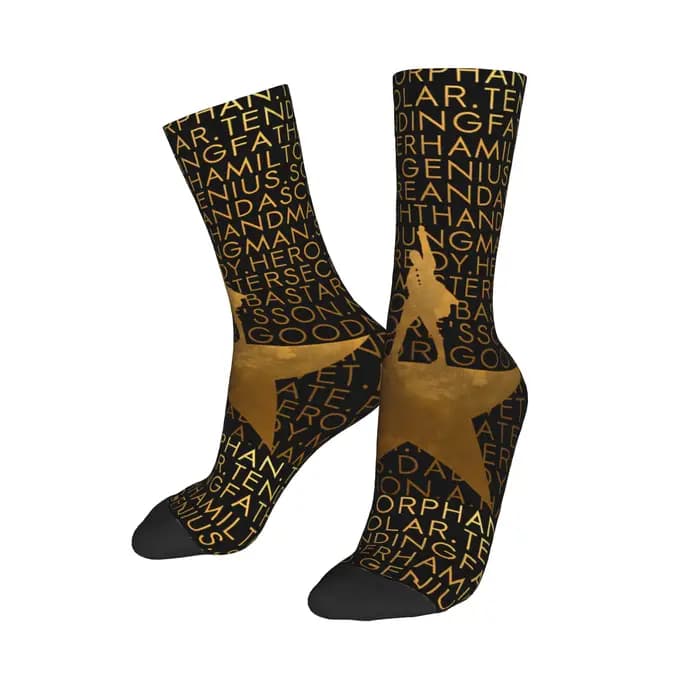 Hamiltons les chaussettes musicales automne bas drôle Couple