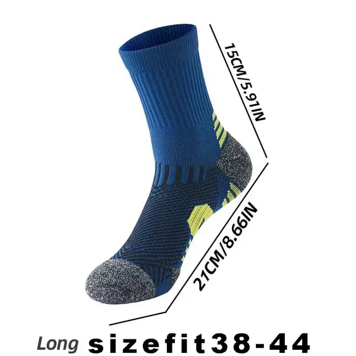Chaussettes de sport pour hommes, chaussettes de course à pied, de randonnée en plein air, respirantes, professionnelles, absorbant les chocs, chaussettes de cyclisme extensibles