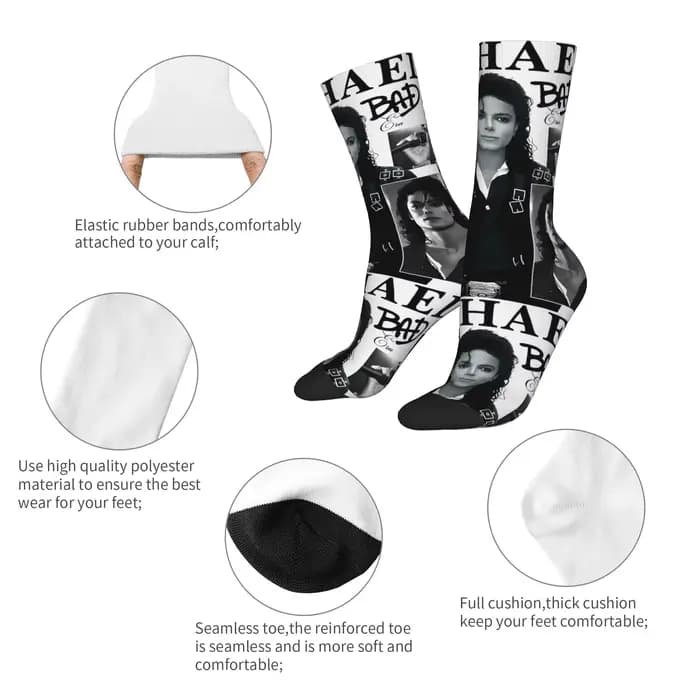 1 paire de chaussettes amusantes et originales pour hommes