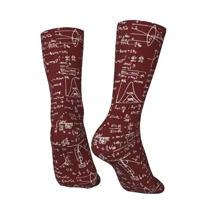 Chaussettes habillées bordeaux pour hommes et femmes