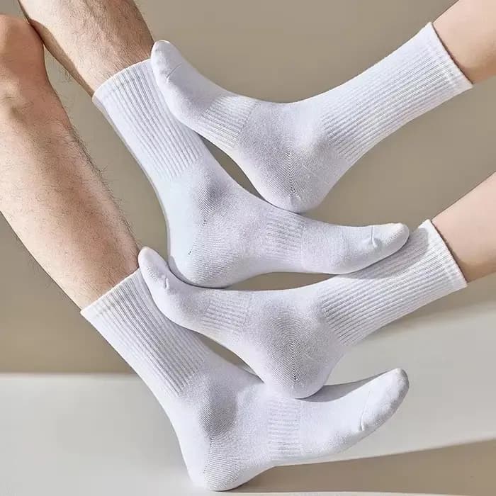 10/20 paires de chaussettes mi-mollet pour hommes et femmes, douces, confortables, respirantes, absorbant la transpiration, pour le sport, décontractées, à la mode, pour tous les jours, nouvelle colle
