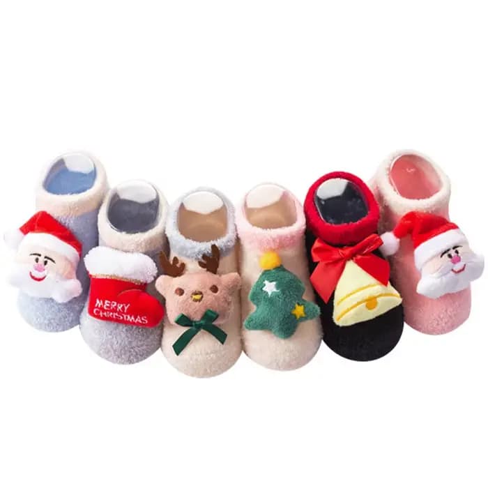 Chaussettes de noël pour filles garçons nouveau-né bébé garçon fille