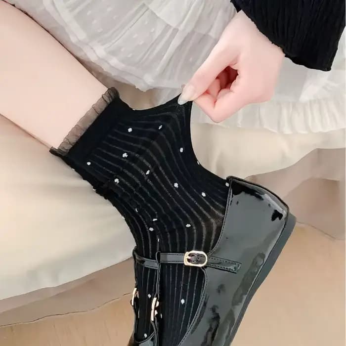 Chaussettes d'été en Fiber de bambou pour femmes