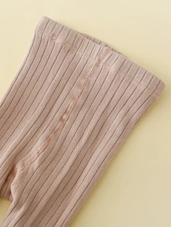 4 paires de collants solides pour petites filles
