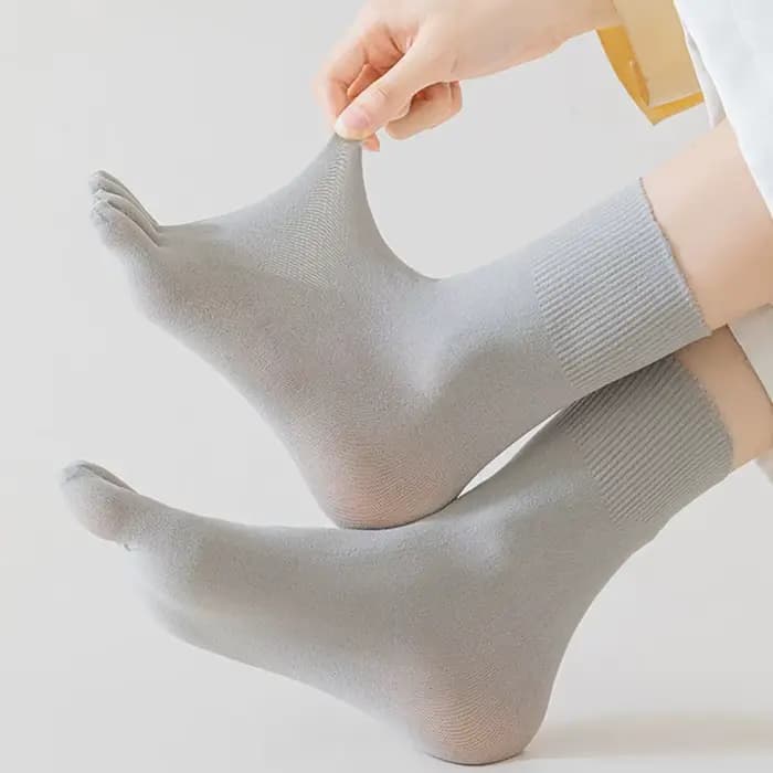 Chaussettes mi-longues en maille de coton pour femmes