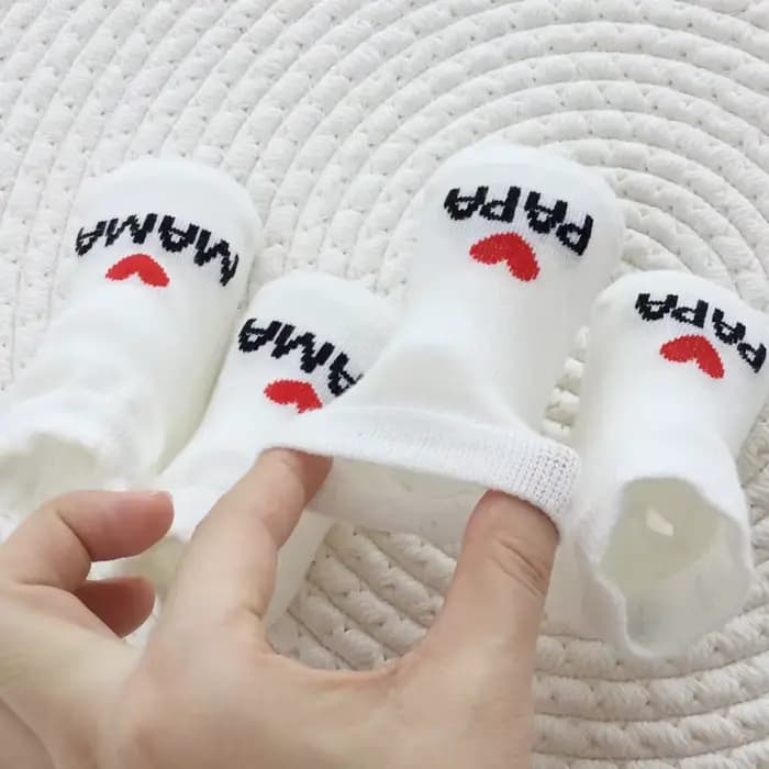 2 paires de chaussettes pour nouveau-né fille et garçon