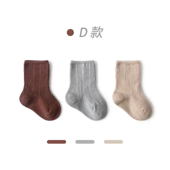 3 paires de chaussettes pour bébé
