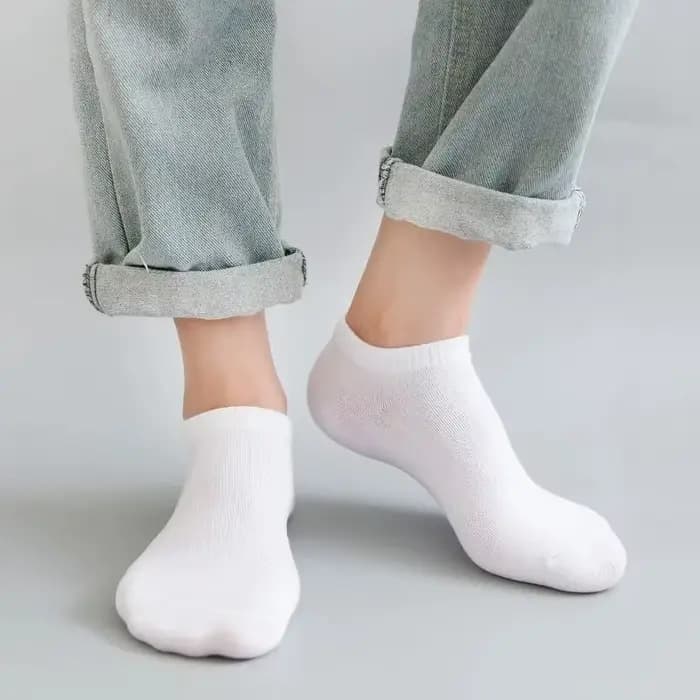 Chaussettes de sport unisexes en coton respirant pour hommes
