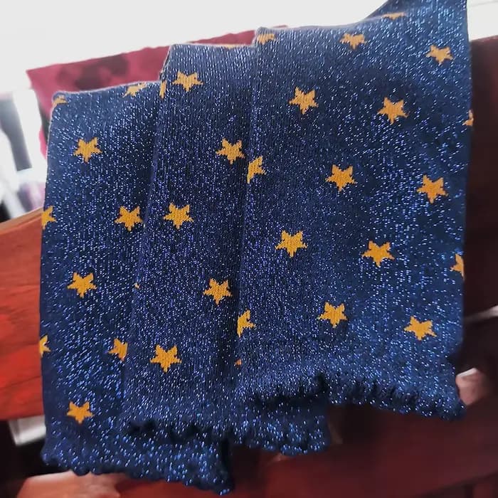 Mode étoile paillettes chaussettes femmes Harajuku filigrane