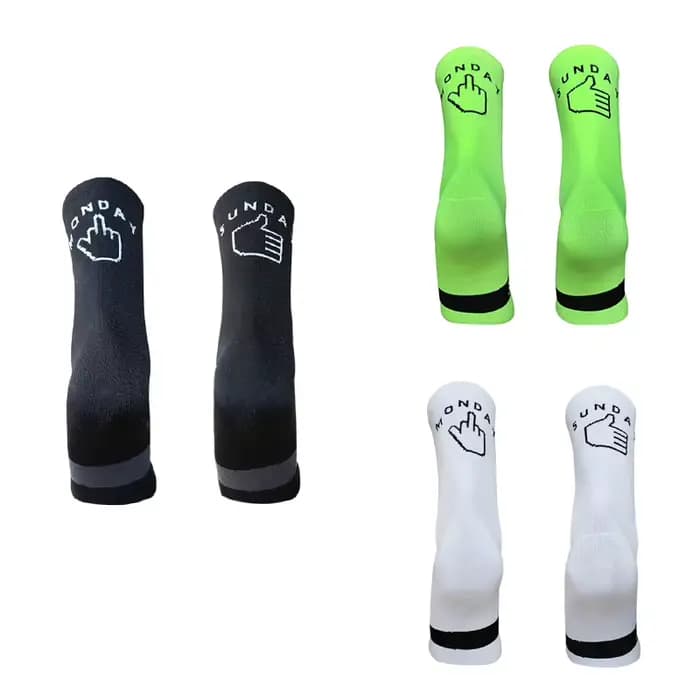 4 paires de chaussettes de cyclisme pour hommes et femmes