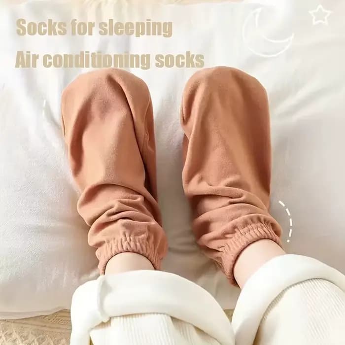 Chaussettes de nuit douillettes pour femmes - Velours double face