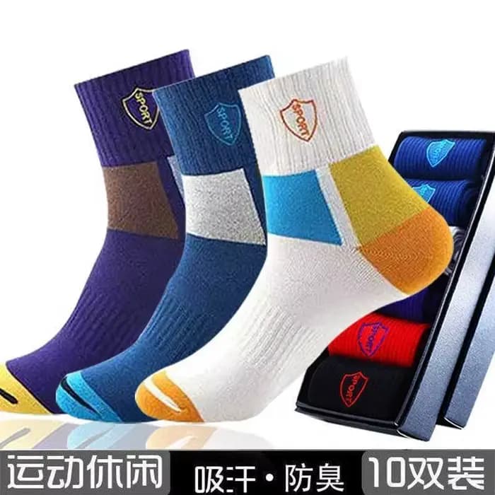 10 paires de chaussettes anti-odeur pour hommes