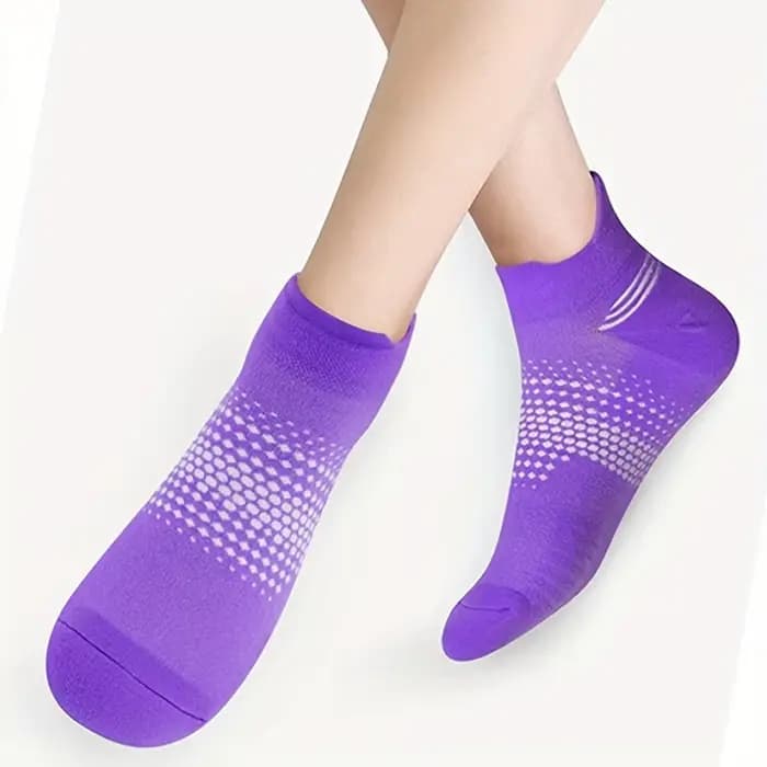6/12 paires de chaussettes athlétiques à la cheville pour femmes