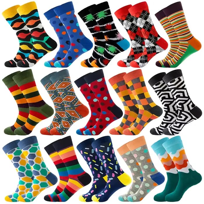 2025 chaussettes hommes dernière conception tube moyen
