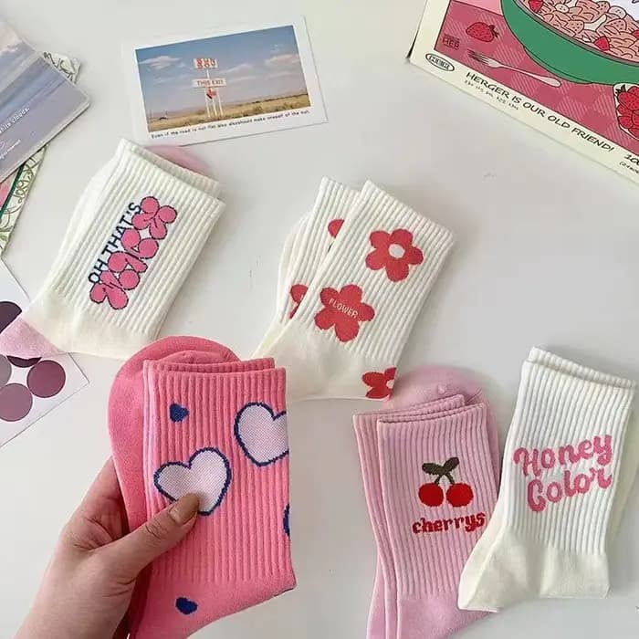 5 paires de chaussettes d'été tendance pour femmes