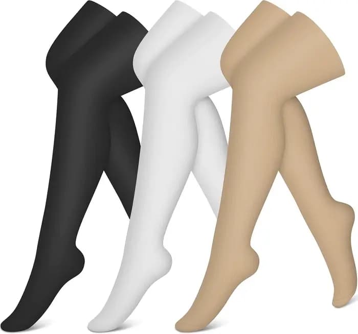 1 paire de bas de Compression pour femmes et hommes