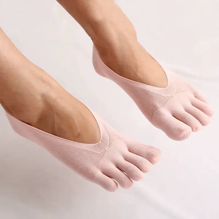 Chaussettes invisibles ultra fines à cinq doigts pour femmes