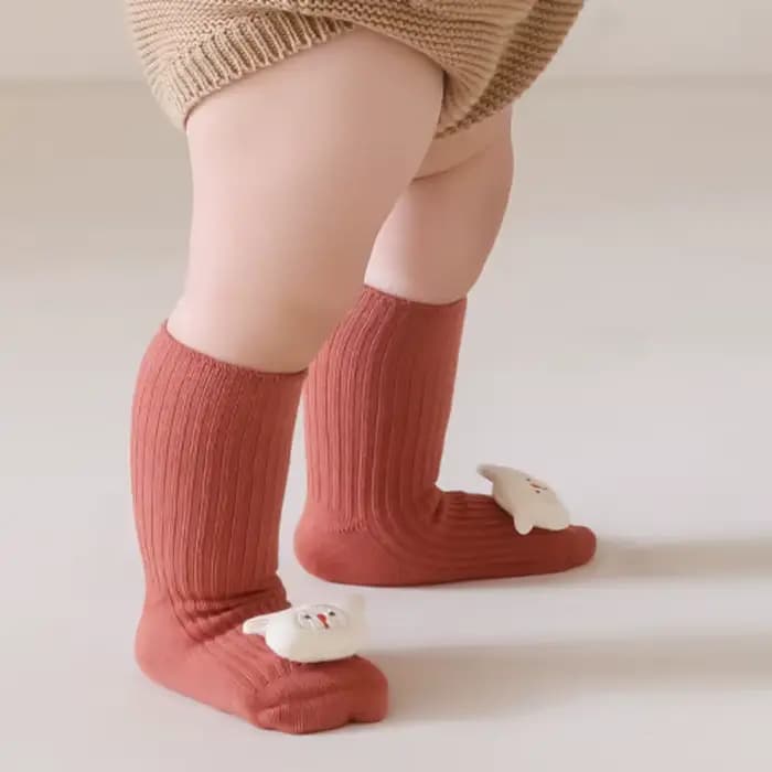 Chaussettes antidérapantes pour bébés garçons et filles