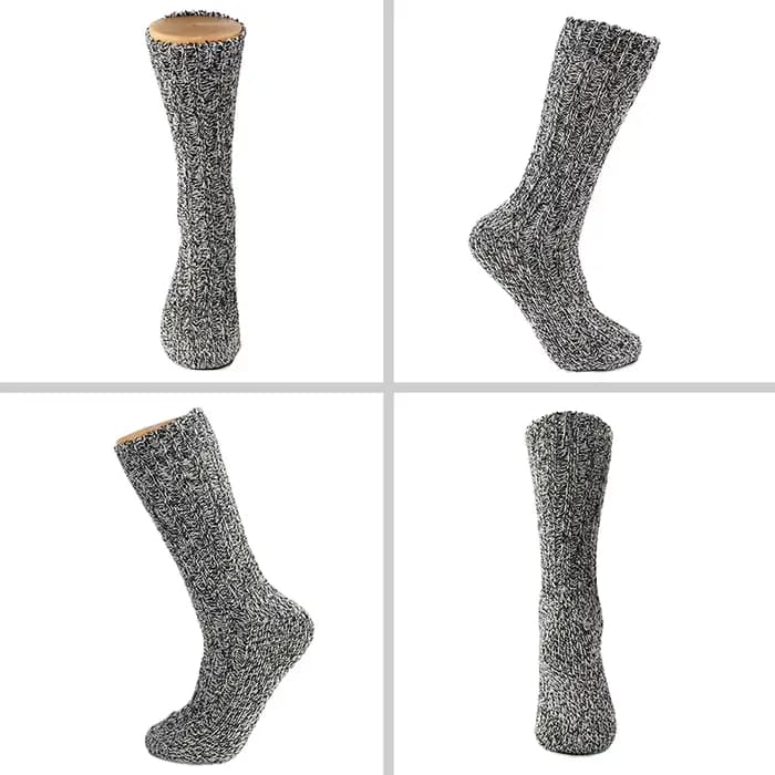 Chaussettes en laine mérinos de haute qualité pour hommes
