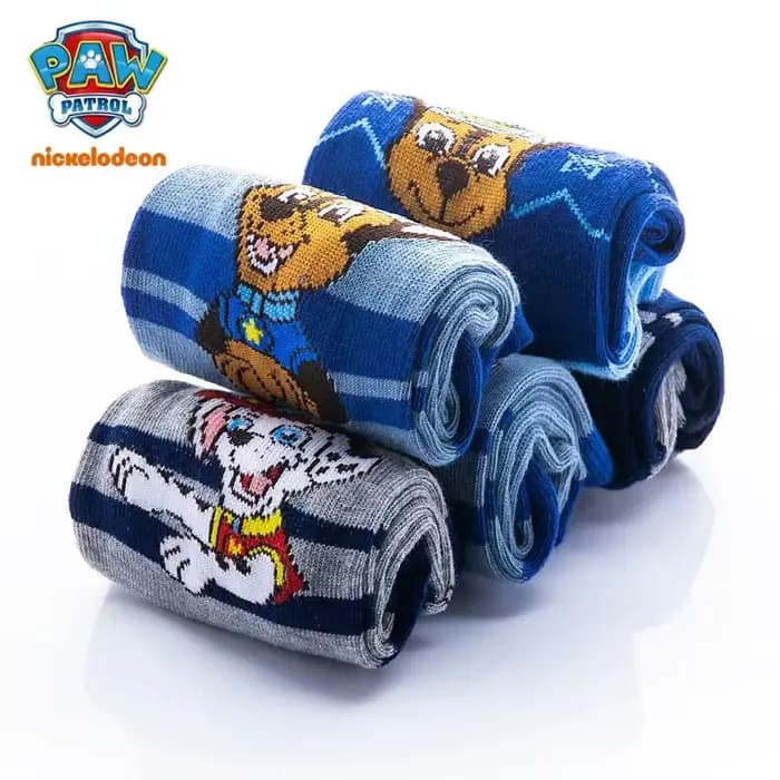 5 paires/lot véritable patte patrouille Chase Skye Ryder bébé garçons filles doux coloré chaussettes pour enfants respirant enfant en bas âge chaussettes chaudes