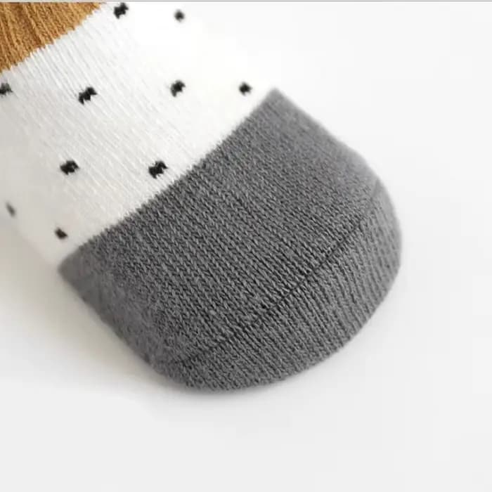 Chaussettes Antidérapantes Courtes en Coton pour Nouveau-Né Garçon et Fille