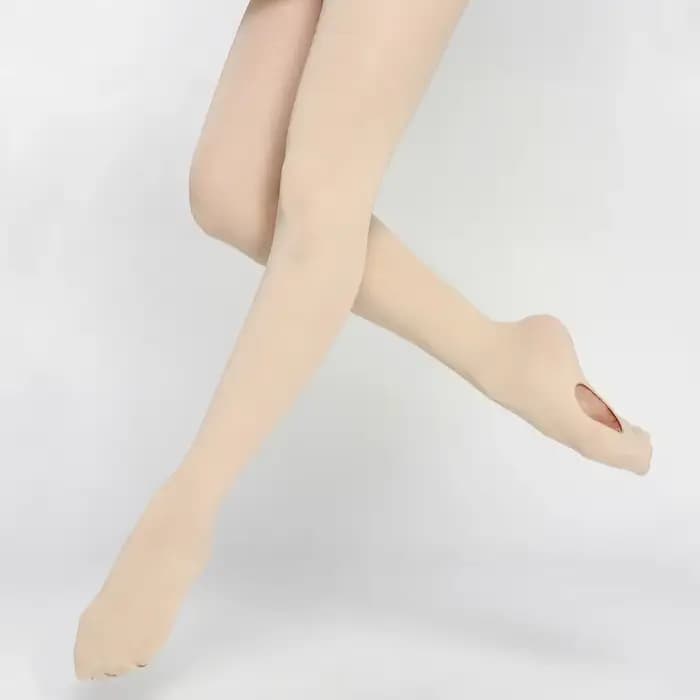 Collants à pieds pour femmes et enfants adultes, pour danser, taille élastique, Yoga, serrés, étriers, collants de Ballet de danse Convertible