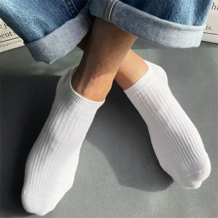 5 paires/pack chaussettes femmes 100% coton Invisible absorbant la sueur filles Tube bas bateau
