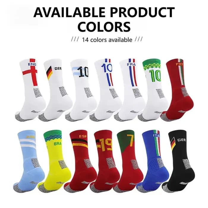 LOOGDEEL Chaussettes de football professionnelles pour l'entraînement d'équipe