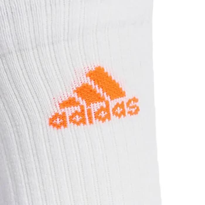 Chaussettes de sport Adidas pour hommes et femmes - Pack de 3 : rouge néon