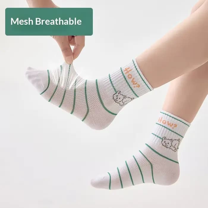 5 paires de chaussettes en coton pour enfants