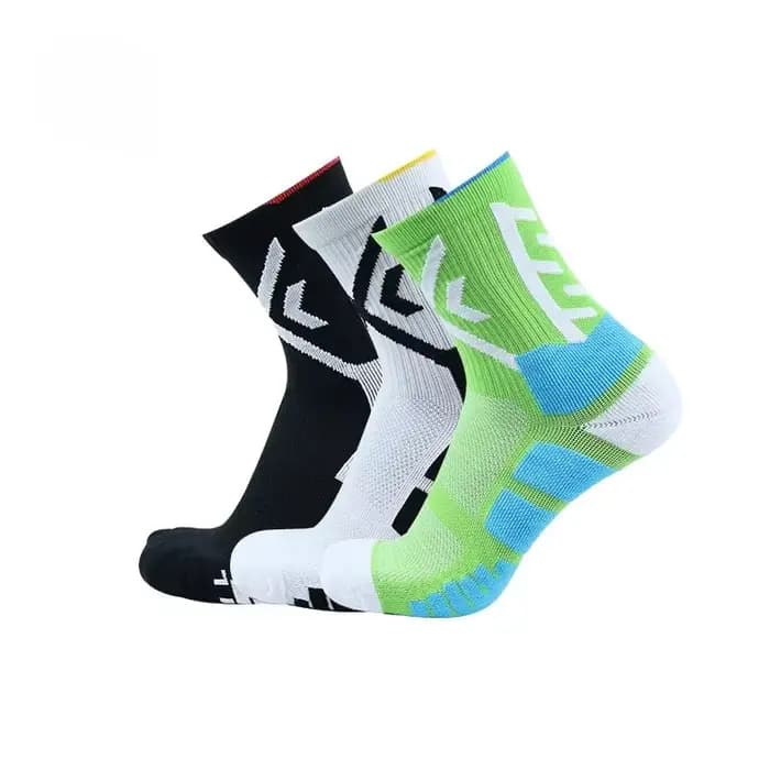 Elite Sport cyclisme basket-ball chaussettes Compression course homme noir tendance respirant longue randonnée amortissement athlétique professionnel