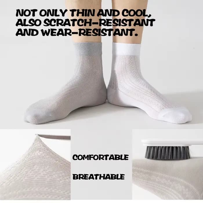Chaussettes ultra-fines rafraîchissantes pour hommes