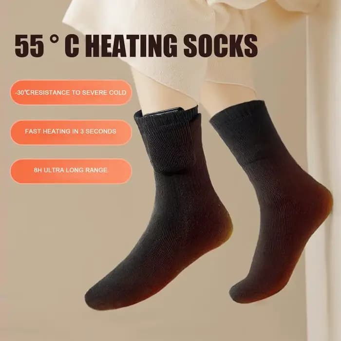 Chaussettes chauffantes électriques rechargeables USB