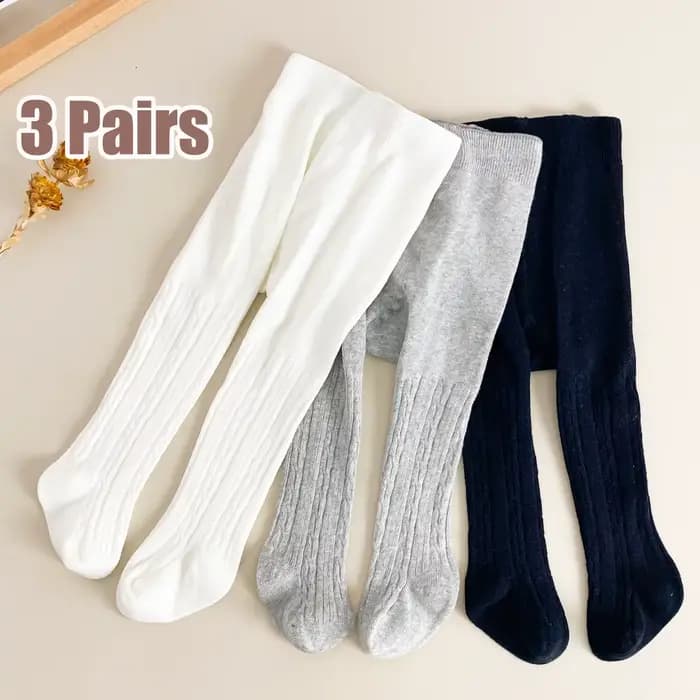 3 paires de collants pour enfants