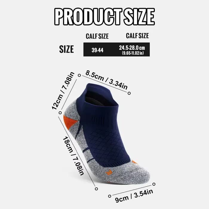 WRELS COOLMAX Chaussettes de compression respirantes pour sport