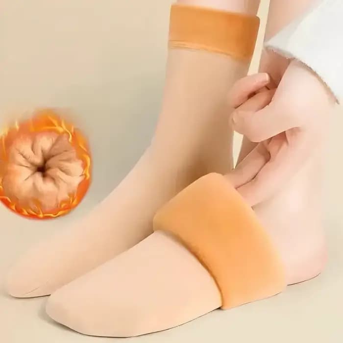 Chaussettes de neige thermiques épaisses pour hommes et femmes