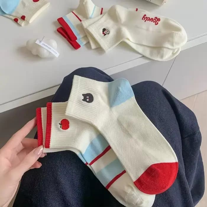 Chaussettes en coton pour femmes