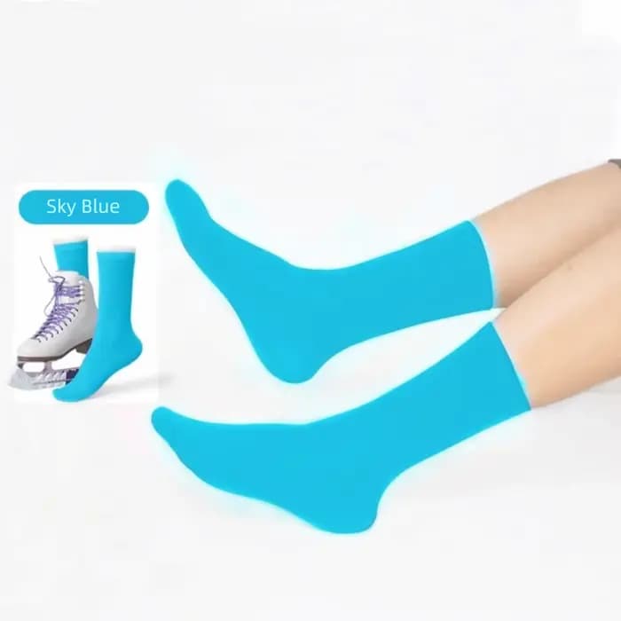 Chaussettes respirantes pour patinage sur glace