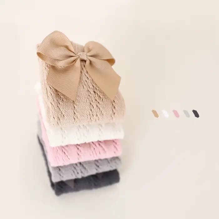 Chaussettes Hautes pour Bébé Fille de 0 à 7 ans
