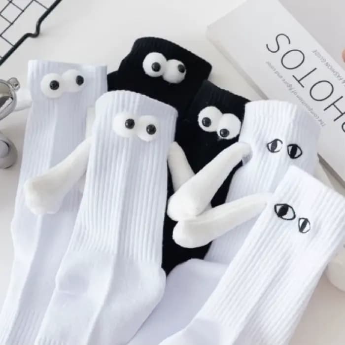 Chaussettes magnétiques avec mains pour femmes et hommes