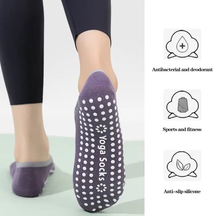 1/ 3 paires de chaussettes de Yoga professionnelles pour femmes