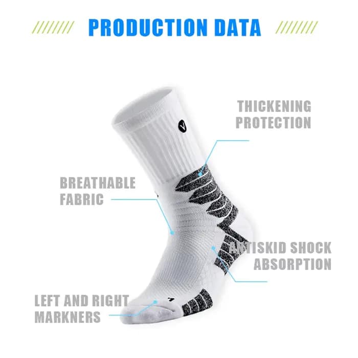 Chaussettes de sport professionnelles coordonnantes
