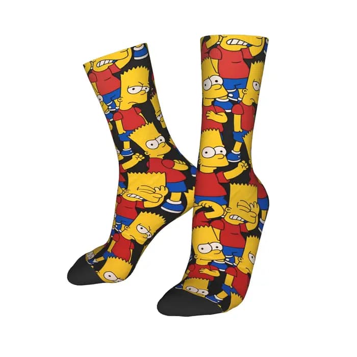 Chaussettes Bart des Simpsons