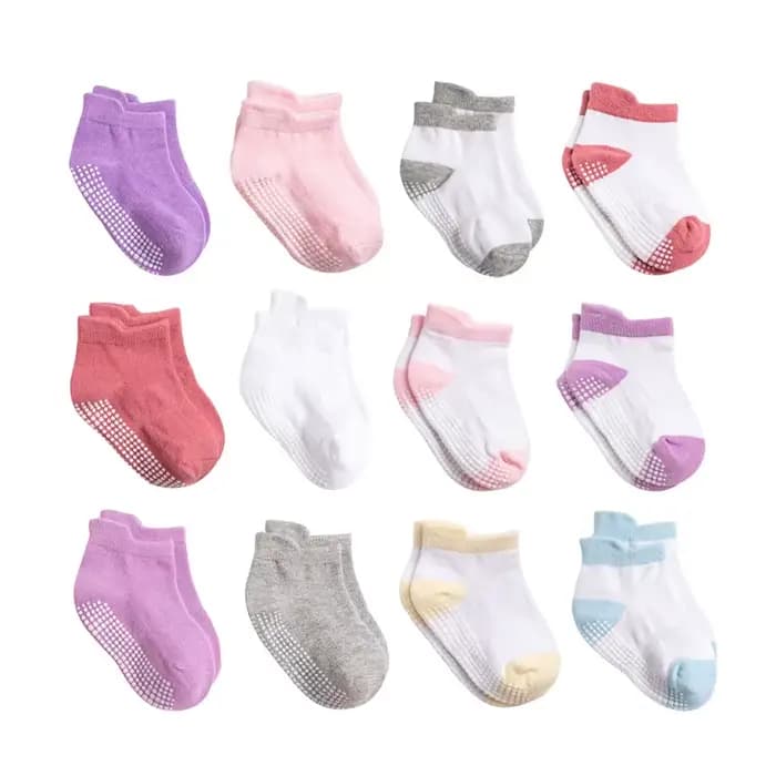 6 paires de chaussettes de sol antidérapantes pour bébés