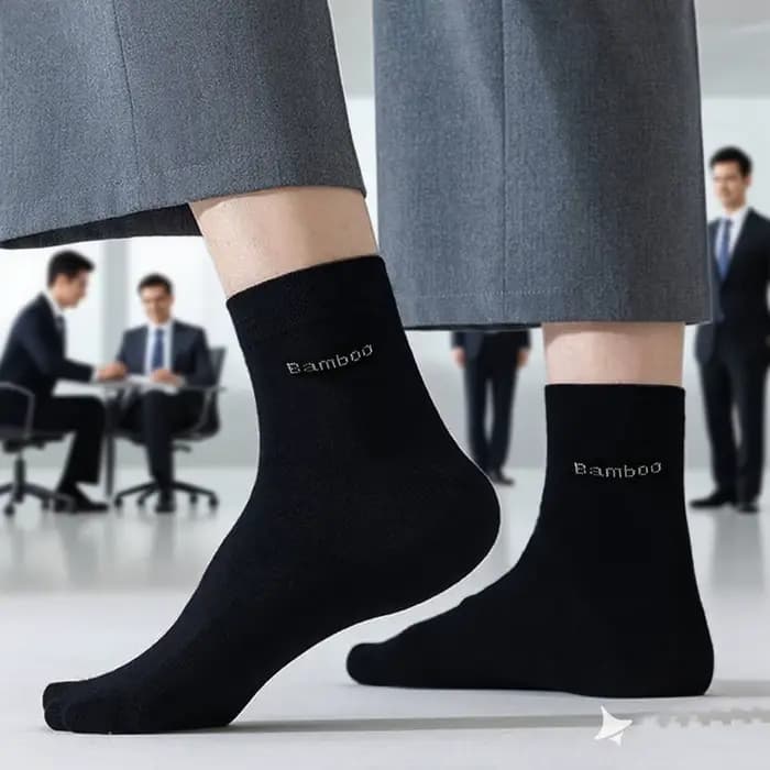 5 paires de chaussettes en bambou pour hommes