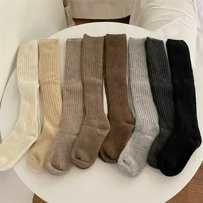 Femmes chaussettes longues cachemire