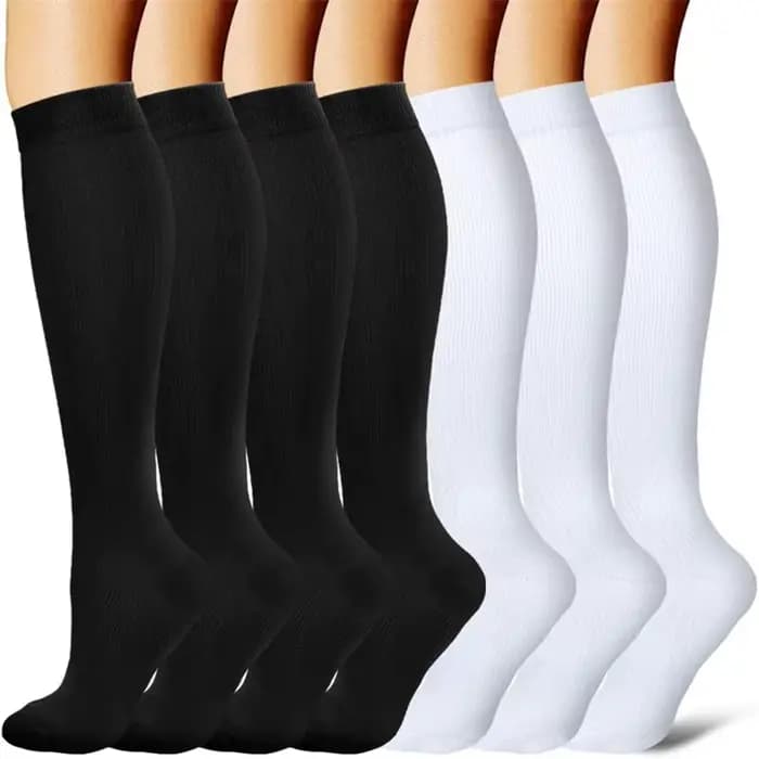 3/6/7 chaussettes à Double Compression pour hommes femmes médical varices diabète