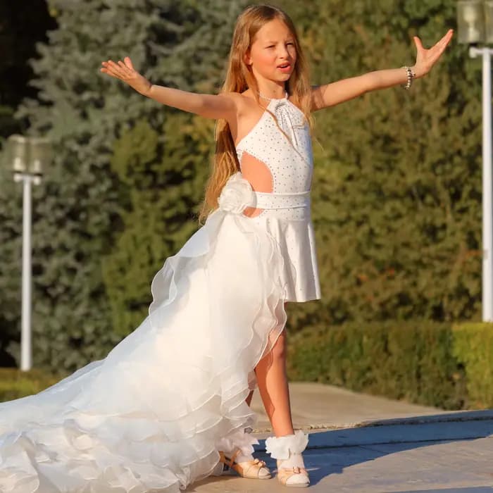 Chaussettes en dentelle à froufrous pour enfants, 600 chaussettes de danse princesse blanches, 2006-enfants/enfants/grandes