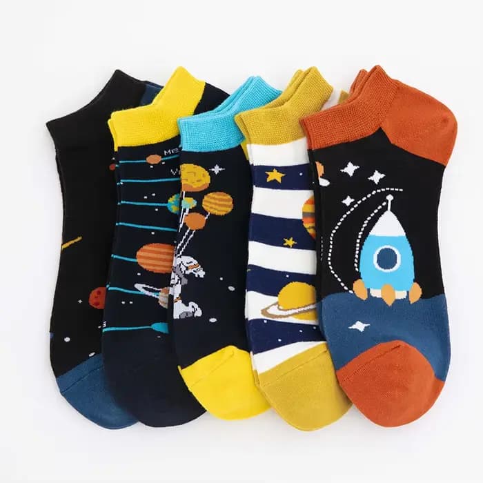 Chaussettes rayées à carreaux pour hommes et femmes